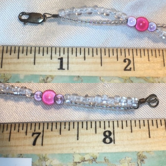 Set of 4 bracelets with sterling silver hardware - Picture 3 of 6